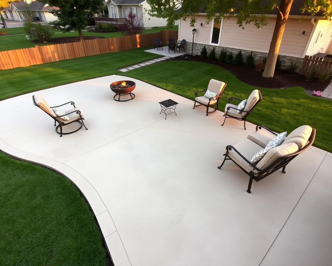 Concrete Patios — representative work